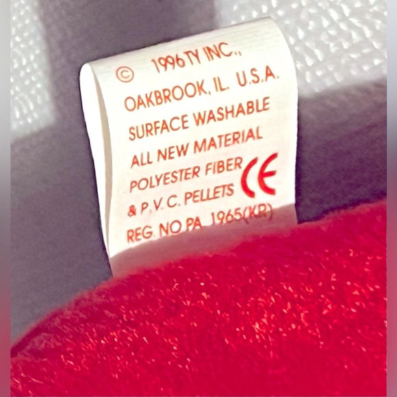 TY Beanie Baby - ROVER the Red Dog 1996 - Picture 9 of 14